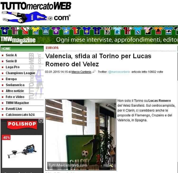 Na Espanha, Valencia tambm esteve interessado pelo volante