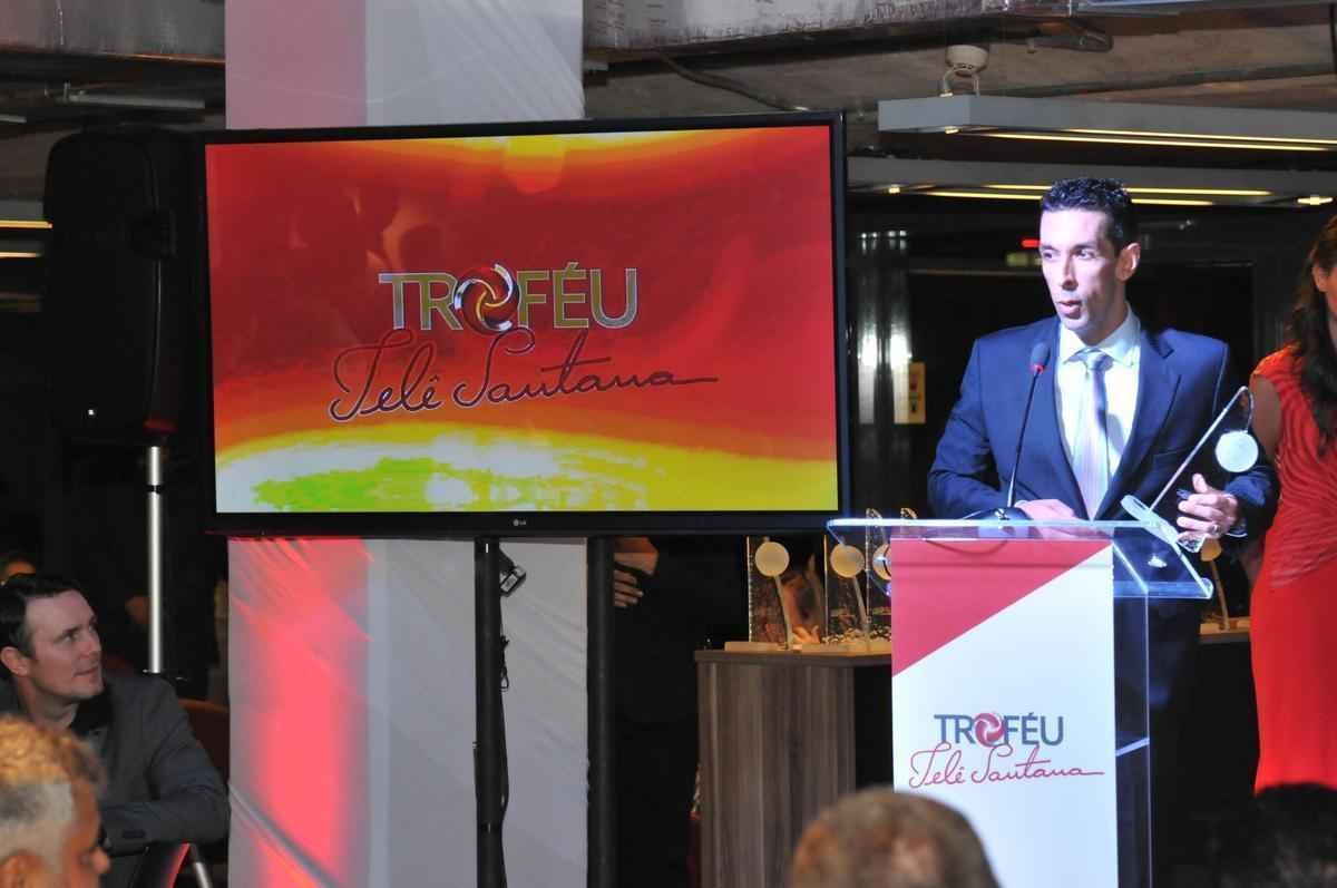 Imagens da cerimnia do Trofu Tel Santana