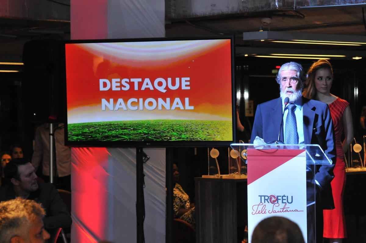Imagens da cerimnia do Trofu Tel Santana