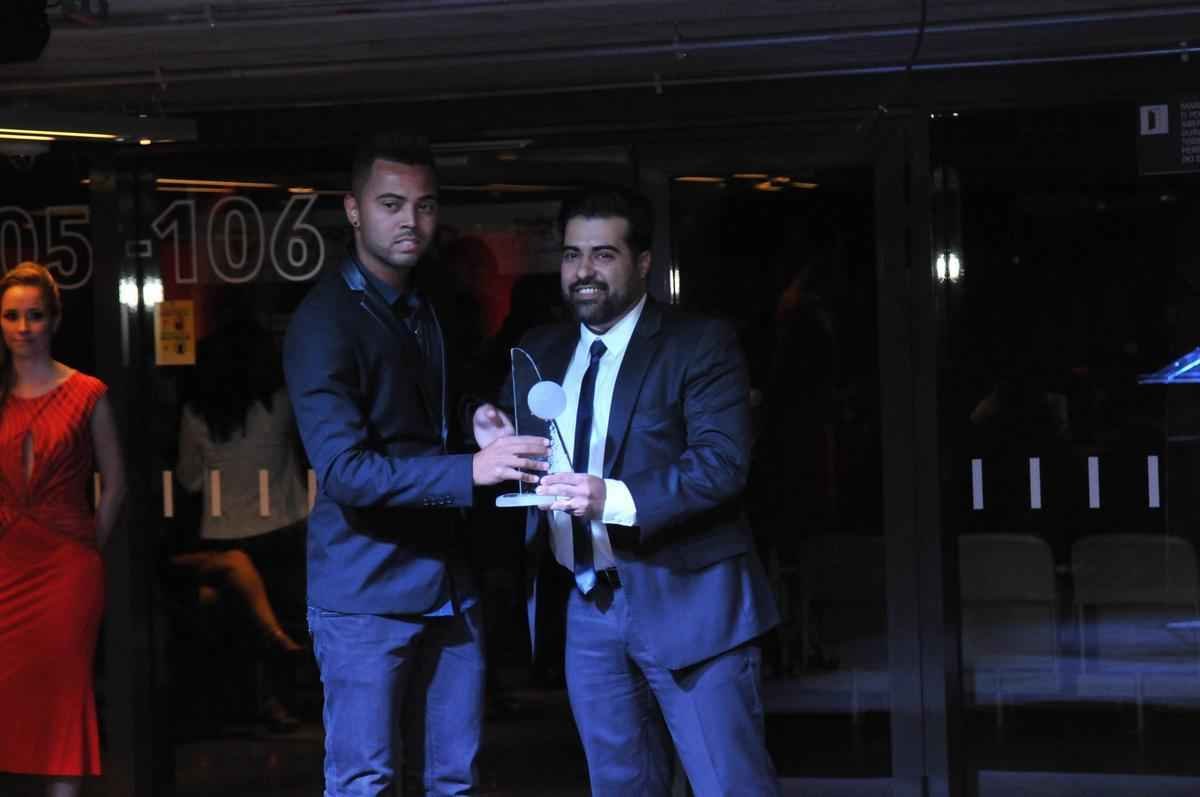 Imagens da cerimnia do Trofu Tel Santana