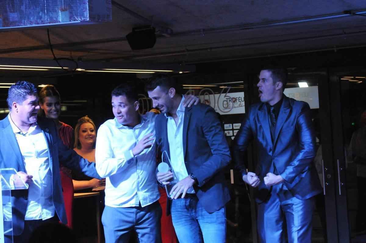 Imagens da cerimnia do Trofu Tel Santana