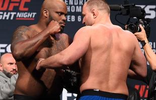Pesagem do UFC Fight Night em Las Vegas - Derrick Lewis e Damian Grabowski em encara tensa