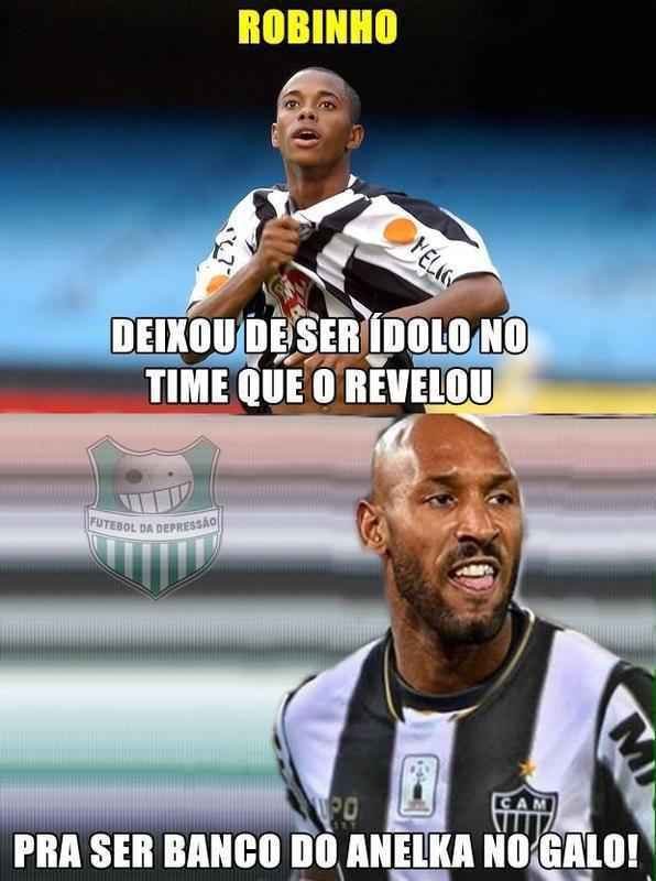 Memes da contratao de Robinho pelo Atltico