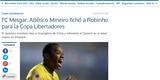 RPP, do Peru, cita possvel confronto entre Robinho e Melgar na Libertadores