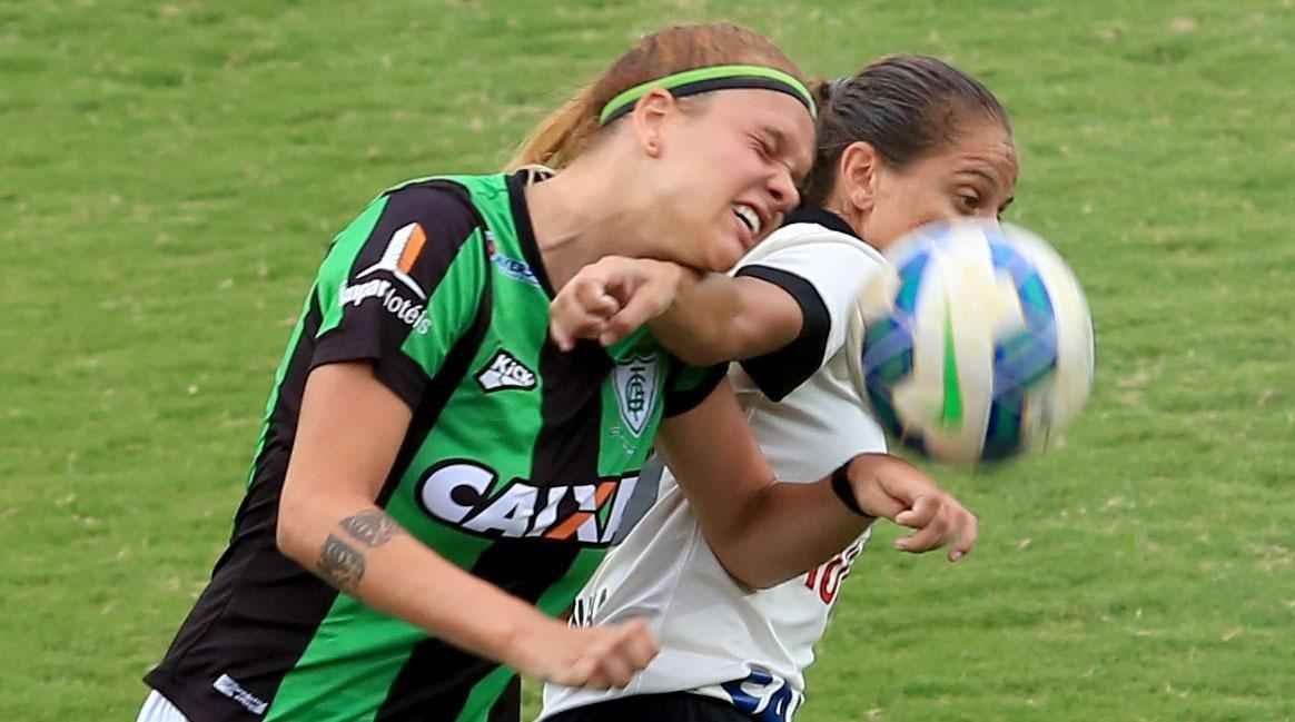Fotos da derrota do Amrica no Brasileiro Feminino