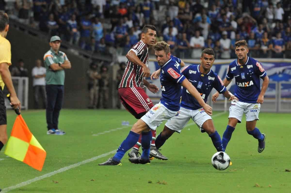 Imagens do jogo entre Cruzeiro e Fluminense, pela 2 rodada da Copa da Primeira Liga