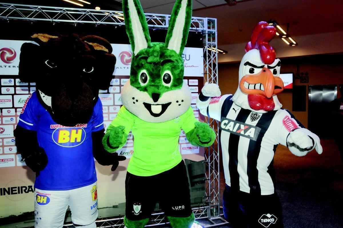 Mascotes Cruzeiro, Amrica e Atltico