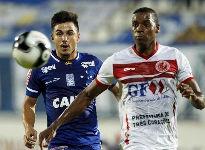 Veja imagens da partida entre Tricordiano e Cruzeiro, na Arena do Jacar