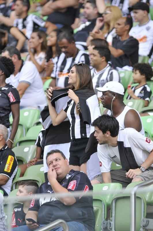 Fotos da torcida do Atltico contra o Boa Esporte, com a ilustre presena de Robinho