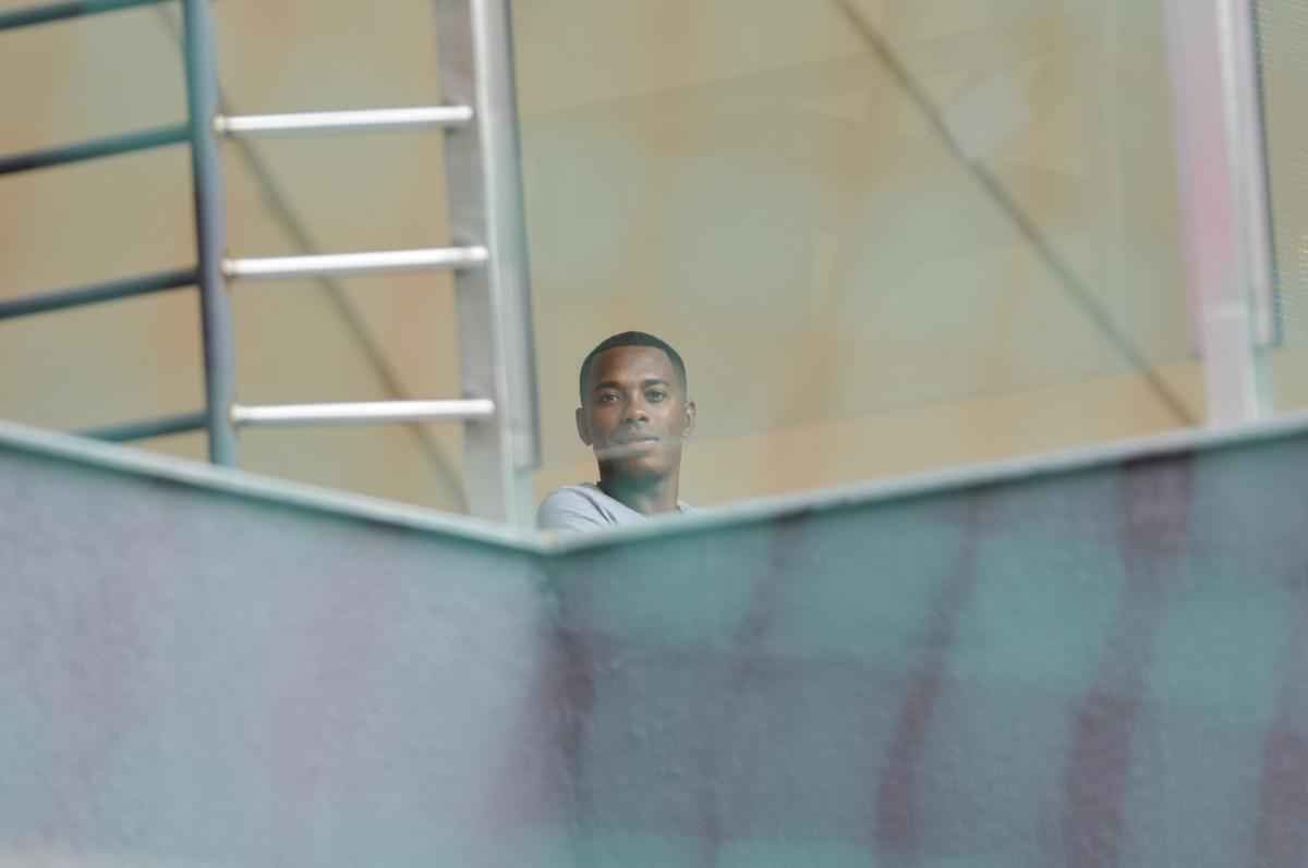 Fotos da torcida do Atltico contra o Boa Esporte, com a ilustre presena de Robinho