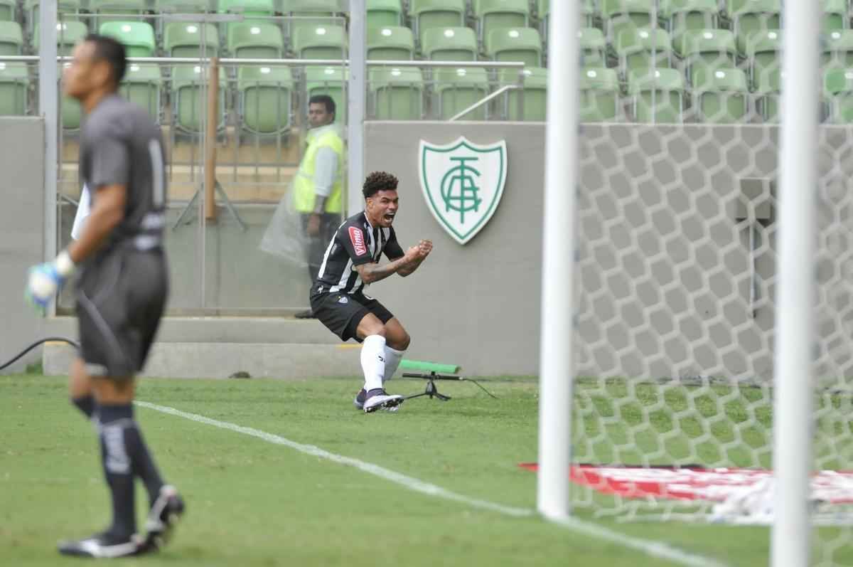 Imagens do jogo entre Atltico e Boa Esporte no Independncia