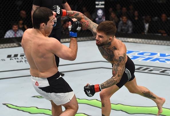 Cody Garbrandt venceu Augusto Tanquinho por nocaute tcnico a 4min18seg do primeiro round