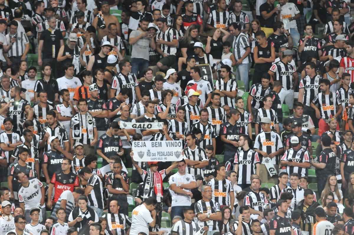 Torcida atleticana lotou o Independncia, nesta quarta-feira, para a estreia em casa pela Copa Libertadores