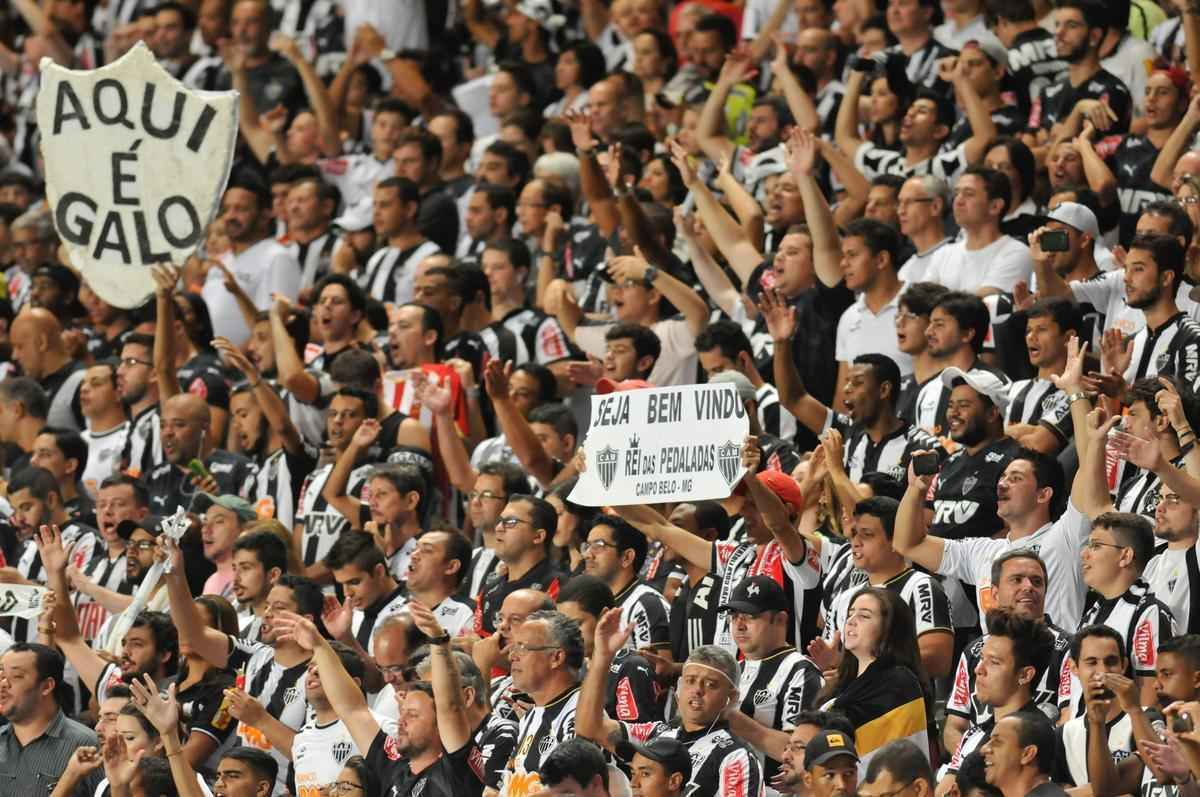 Torcida atleticana lotou o Independncia, nesta quarta-feira, para a estreia em casa pela Copa Libertadores