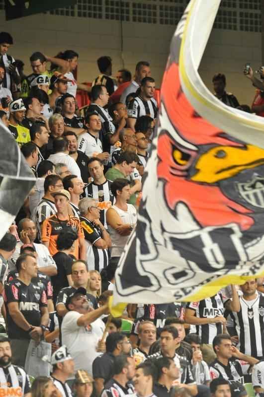 Torcida atleticana lotou o Independncia, nesta quarta-feira, para a estreia em casa pela Copa Libertadores