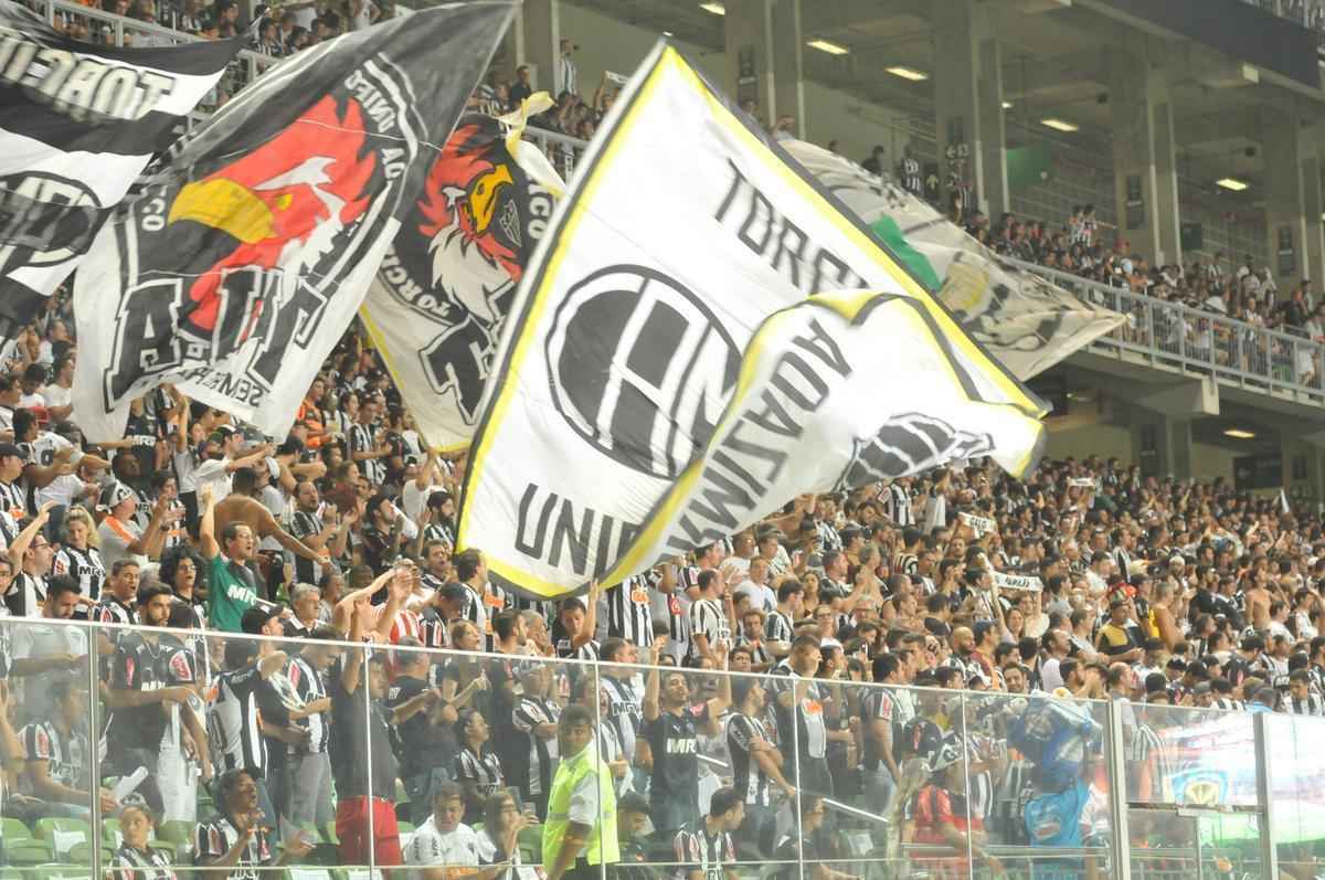 Torcida atleticana lotou o Independncia, nesta quarta-feira, para a estreia em casa pela Copa Libertadores