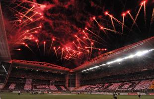 Fotos da torcida do Atltico no Independncia em dia de estreia de Robinho