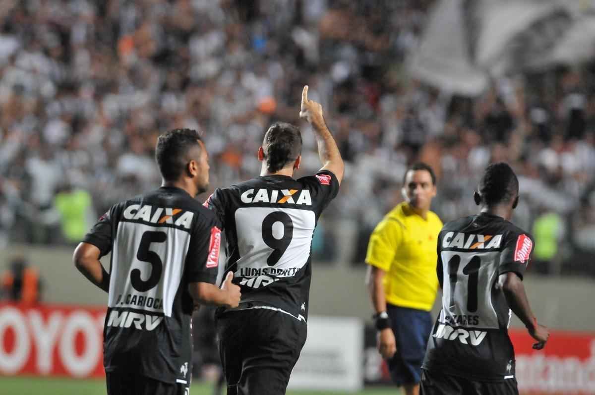 Atltico marcou gol sobre o Del Valle logo aos trs minutos, com Pratto, e explodiu Independncia