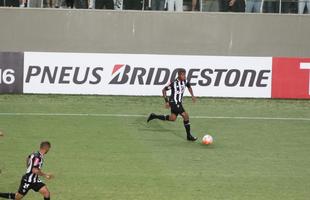 Robinho entrou em aos dez do segundo tempo, e ainda no teve noite brilhante no Galo