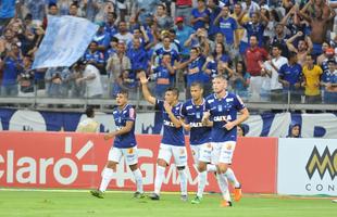 Arrascaeta marcou o gol do Cruzeiro aos 43 do primeiro tempo