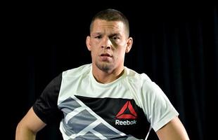 Treino aberto do UFC 196 - Nate Diaz em ao diante dos fs