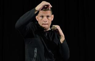 Treino aberto do UFC 196 - Nate Diaz em ao diante dos fs