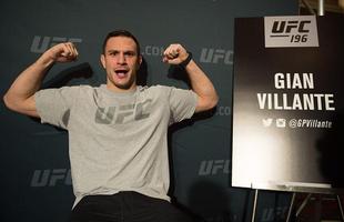 Media Day do UFC 196 - Gian Villante faz pose depois da coletiva