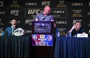 Media Day do UFC 196 - McGregor, Dana White e Nate Diaz na coletiva