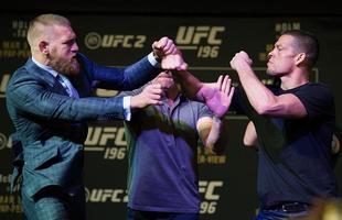 Media Day do UFC 196 - McGregor e Nate Diaz quase saem na briga