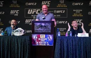 Media Day do UFC 196 - McGregor, Dana White e Nate Diaz na coletiva