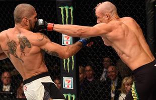 UFC 196, em Las Vegas - Vitor Miranda solta golpes fortes e nocauteia Marcelo Guimares
