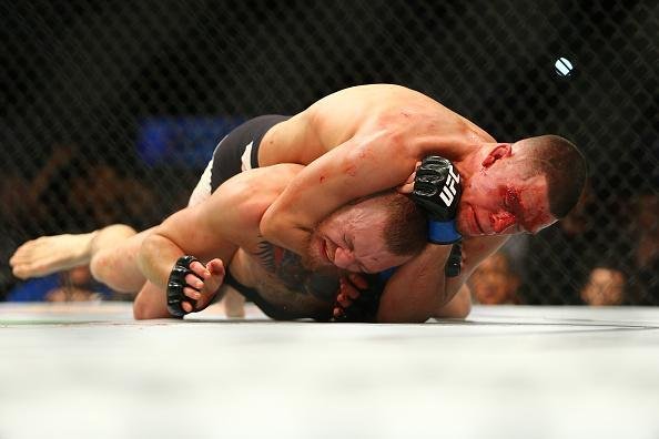 UFC 196, em Las Vegas - Nate Diaz finaliza McGregor com mata-leo na luta principal
