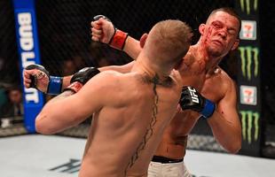 Nate Diaz vence Conor McGregor por finalizao na luta principal do UFC 196