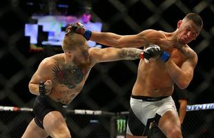 Nate Diaz vence Conor McGregor por finalizao na luta principal do UFC 196