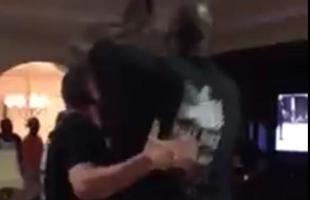 Shaquille O'Neal tambm gravou um vdeo comemorando a derrota de McGregor aos gritos de 'Nate'