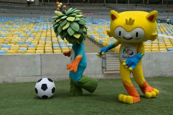 Vincius e Tom representam a fauna e a flora brasileiras nos Jogos Olmpicos do Rio de Janeiro