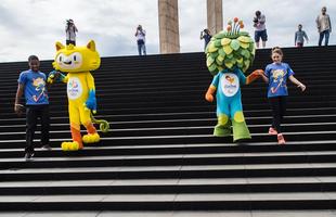 Vincius e Tom representam a fauna e a flora brasileiras nos Jogos Olmpicos do Rio de Janeiro