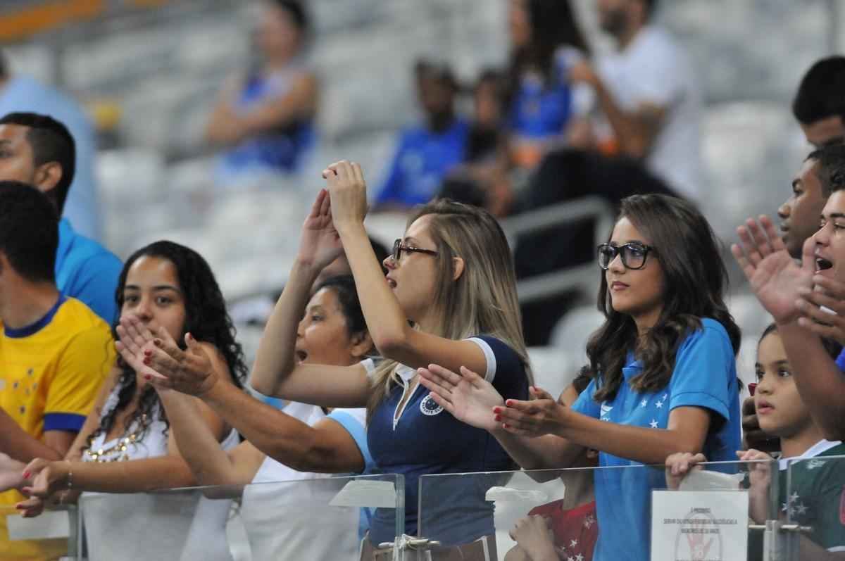 Cruzeiro e Atltico-PR jogaram no Mineiro pela terceira rodada do Grupo C da Primeira Liga