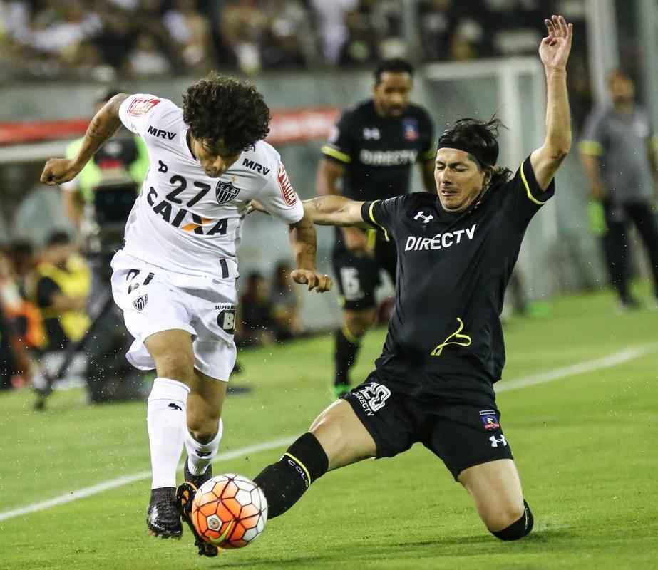 Imagens do jogo entre Colo Colo e Atltico pela Libertadores