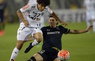 Imagens do jogo entre Colo Colo e Atltico pela Libertadores