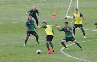 Fotos do treino do Amrica realizado na tarde desta sexta-feira (11/03), no Lanna Drumond