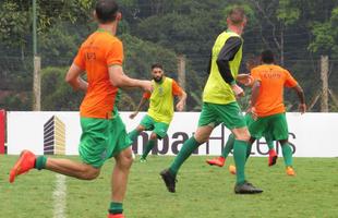 Com novo uniforme de treino, Amrica encerra preparao para clssico contra Atltico, neste domingo, no Horto, pelo Campeonato Mineiro 