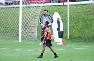 Atividade dos jogadores na Cidade do Galo antecede o jogo contra o Colo Colo, pela Copa Libertadores