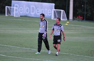 Atividade dos jogadores na Cidade do Galo antecede o jogo contra o Colo Colo, pela Copa Libertadores