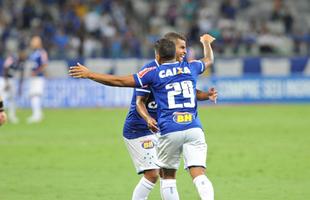Lucas Romero marcou, de pnalti, seu primeiro gol com a camisa do Cruzeiro