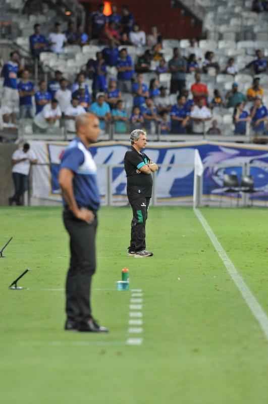 Ariel Cabral marcou seu primeiro gol pelo Cruzeiro, o terceiro na vitria sobre o Uberlndia