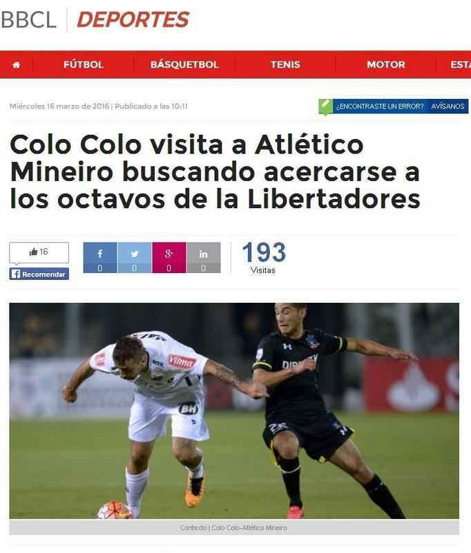 Colo Colo visita o Atltico buscando se garantir nas oitavas de final da Libertadores