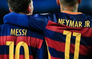 Se no jogo de ida Lionel Messi concentrou todas as atenes, desta vez o Barcelona contou com o brilho de todo o trio MSN para vencer novamente o Arsenal, nesta quarta-feira. Com um gol de Messi, outro de Neymar e mais um Luis Surez, o time espanhol bateu o rival ingls por 3 a 1, acumulando 5 a 1 no placar agregado, no Camp Nou sob chuva. O novo triunfo selou com folga a vaga nas quartas de final da Liga dos Campees.