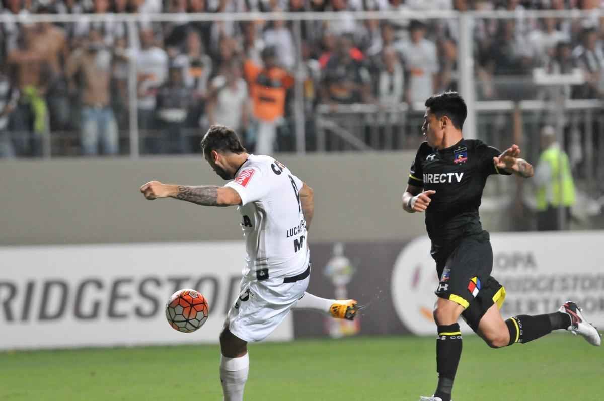 Fotos da partida entre Atltico e Colo Colo pela Copa Libertadores