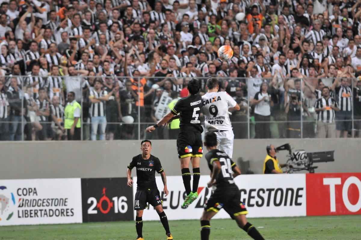 Fotos da partida entre Atltico e Colo Colo pela Copa Libertadores